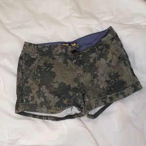 green shorts
